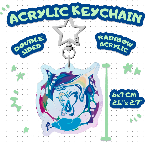 Jayvik - Rainbow Acrylic Keychain [Arcane]