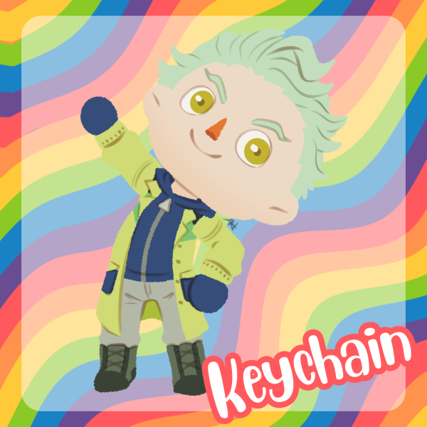 Sebek Zigvolt Twst Clear Acrylic Keychains