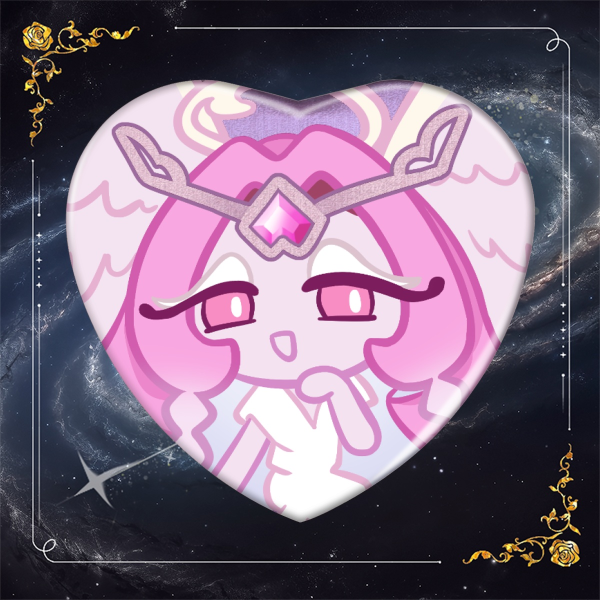[CRK] Holo Heart Badge - Eternal Sugar Cookie