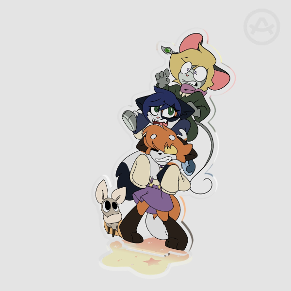 Witch Kids Tower Standee