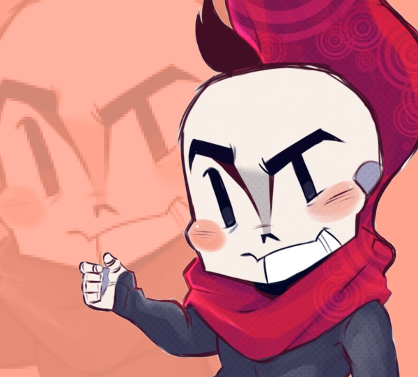 GF! Papyrus || glitter keychains