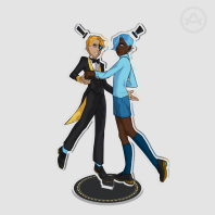 Bill & Will Cipher Standee (Gravity Falls/Reverse Falls)