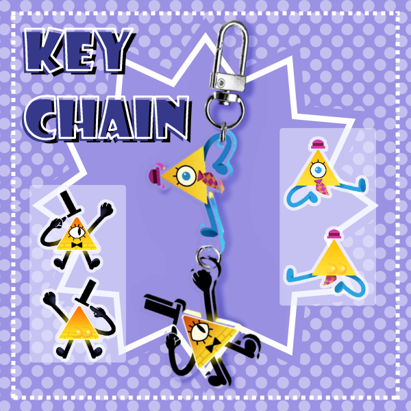 Steve and Bill Connection Keychain