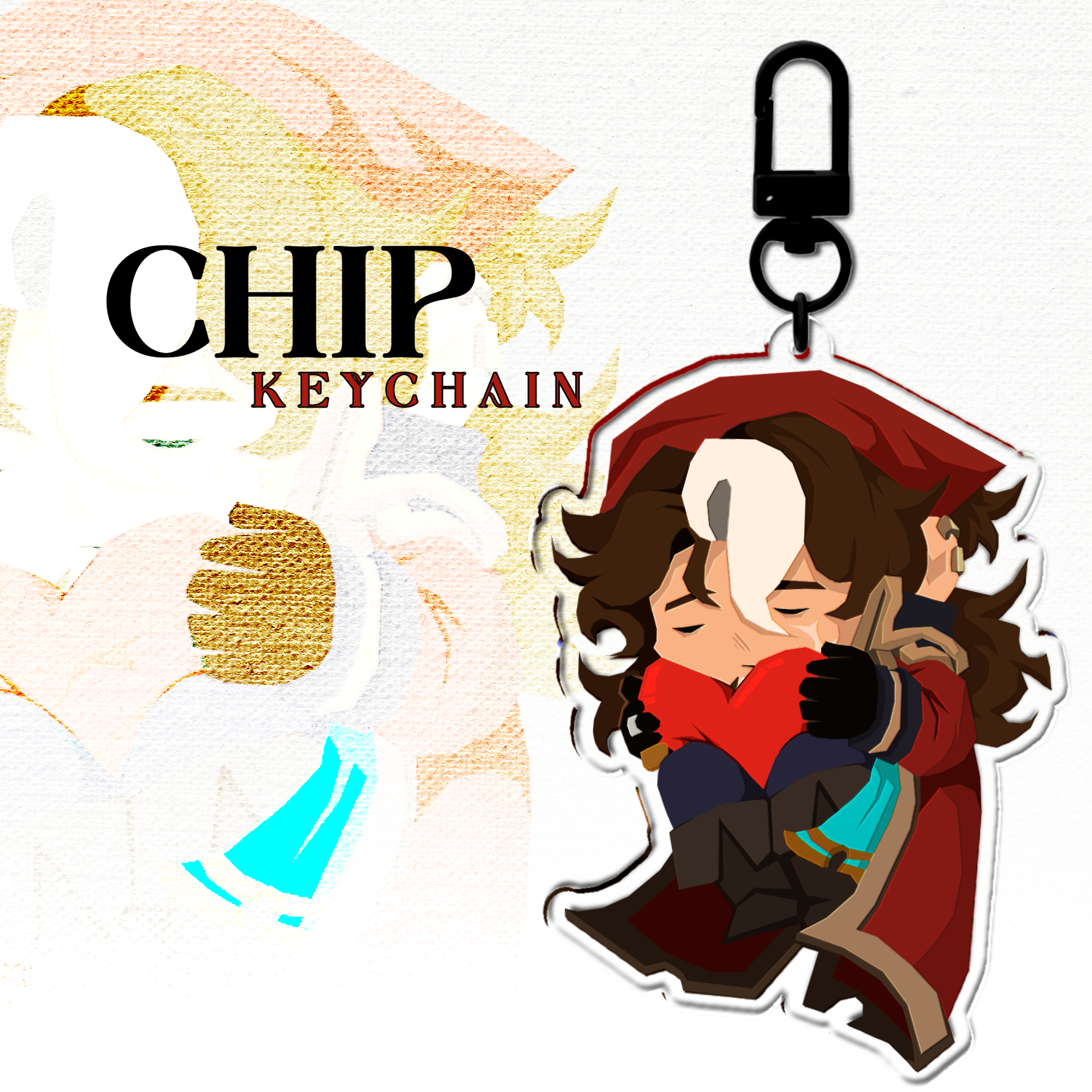 Little Chip || Clear Acrylic Keychain