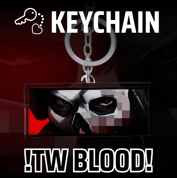 [GHOST] 3.6cm x 7cm keychain