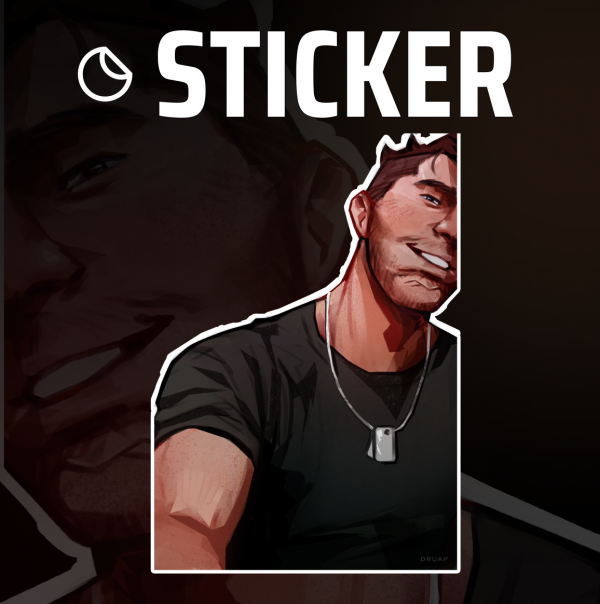 [SOAP] 4.5cm x 6cm die cut sticker