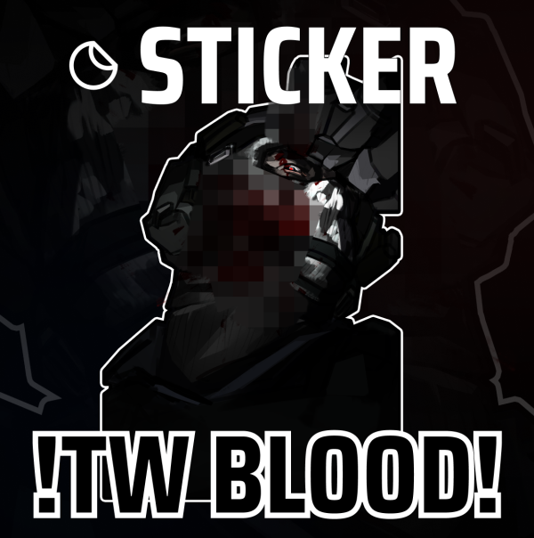 [KEEGAN] 5cm x 7.7cm die cut sticker