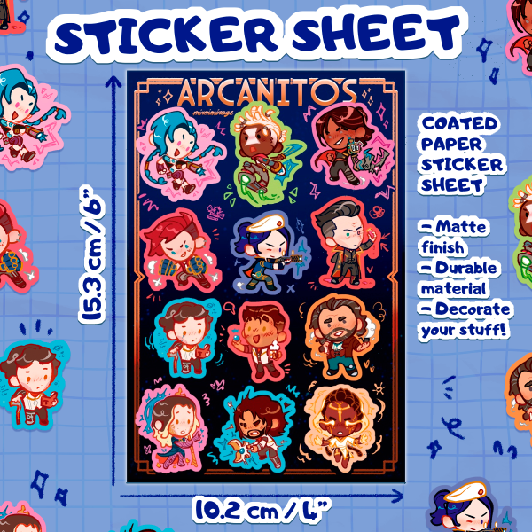 Arcanitos - Sticker Sheet [Arcane]