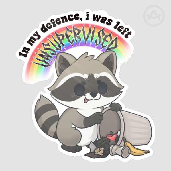 Raccoon Sticker