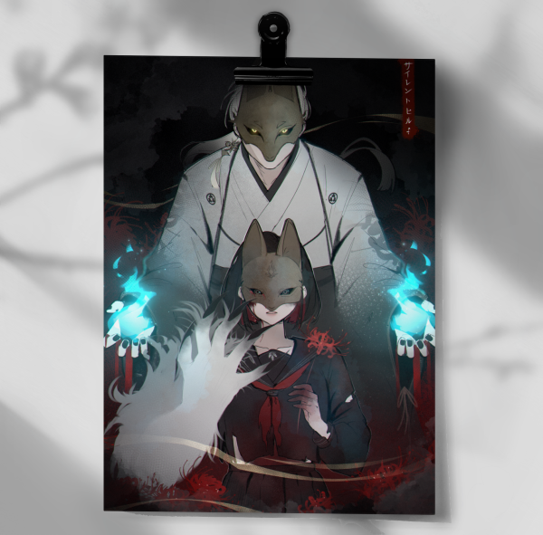 Silent F fanart by ForestFox66