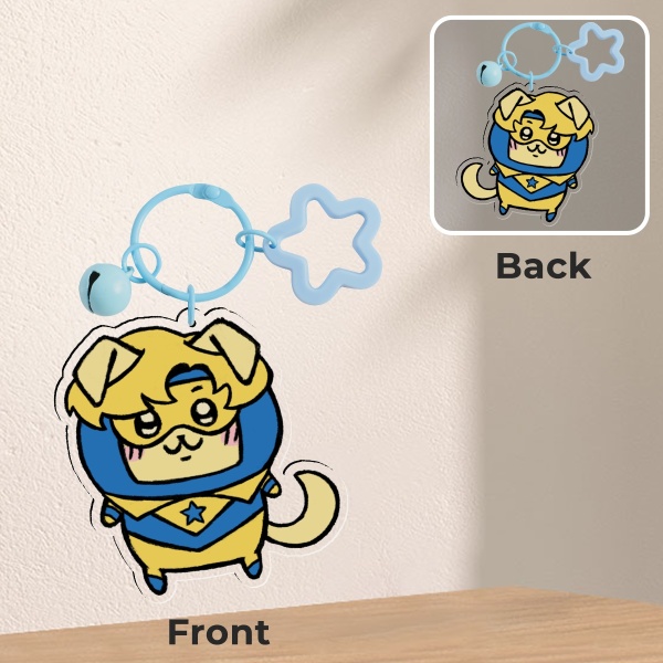 Booster Chiikawa Style Keychain