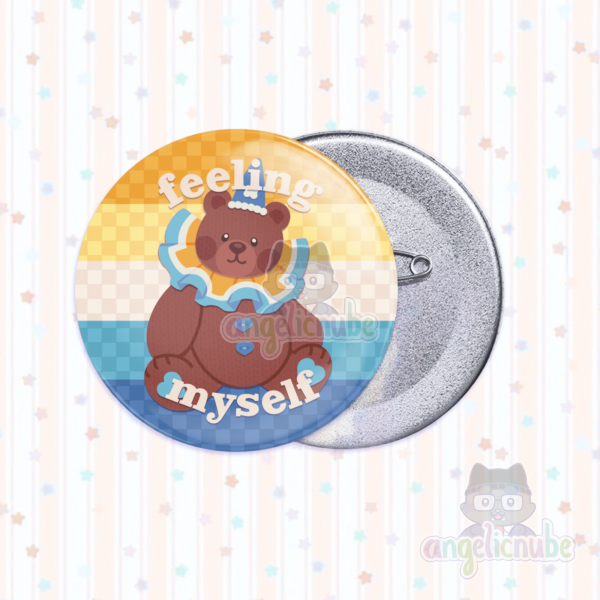 Aroace Button Pin