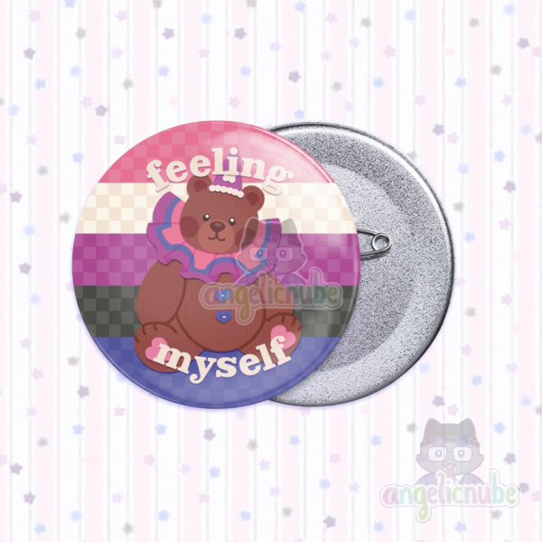 Genderfluid Button Pins