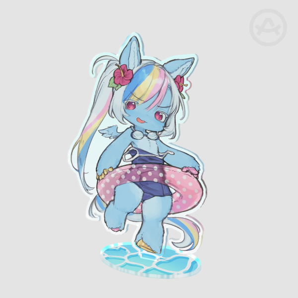 Fluffy Beach Standee