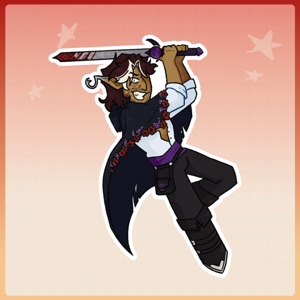 Secret Life Scar Sticker (Matte)