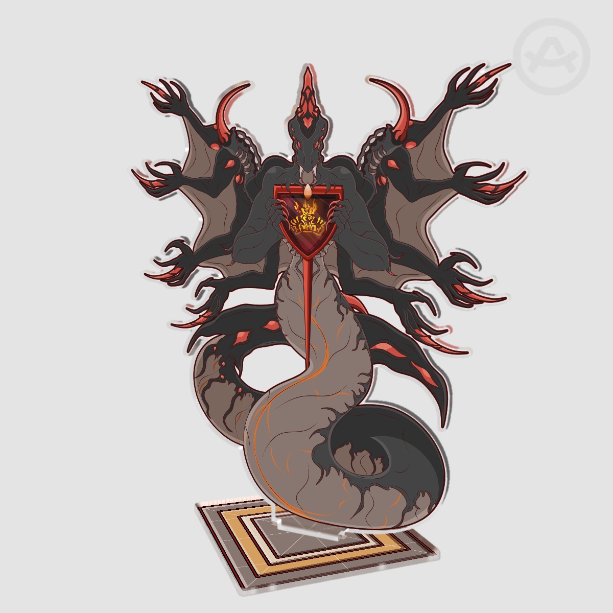 Glory Incarnate Clear Acrylic Standees [Final Fantasy XIV FFXIV FF14]