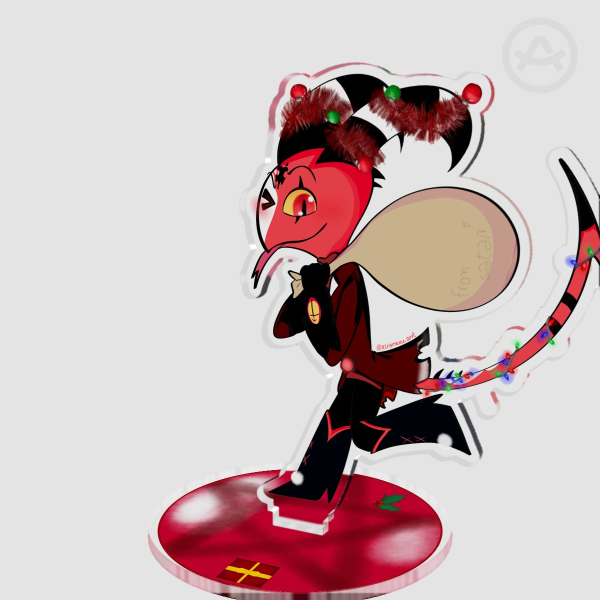 Santa Blitzø acrylic standee