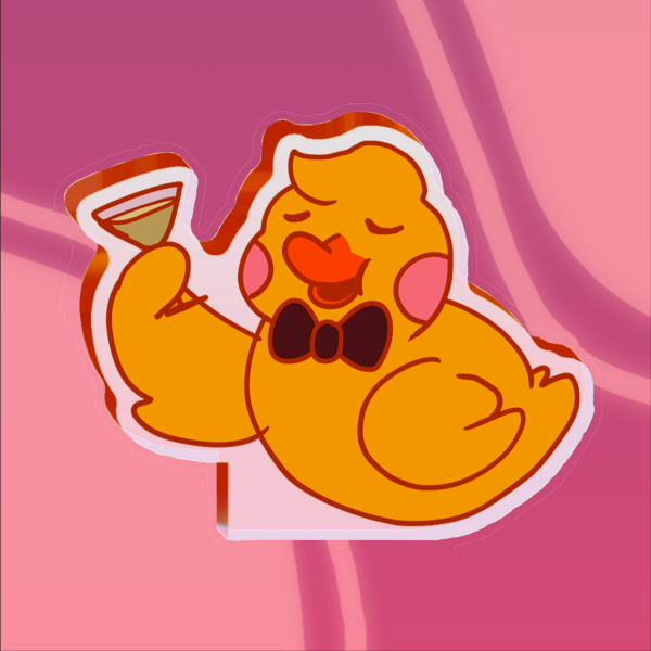 Lucifer's Ducks | Quacksby | Thick Acrylic Block Standee
