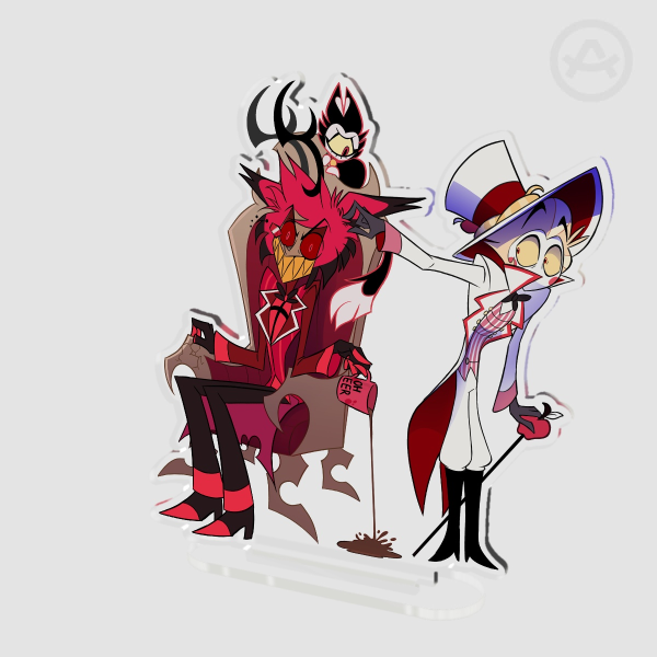 Hazbin Hotel - Pet the cat - Wait that's not the cat | Standee