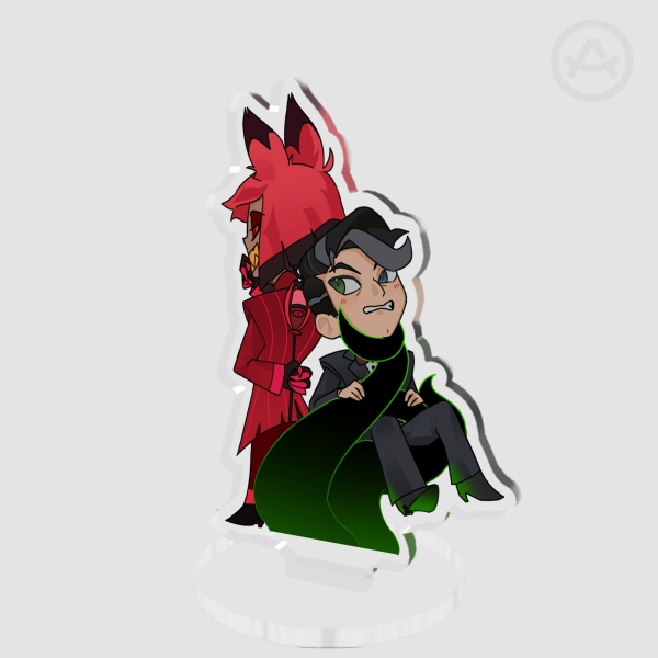 Alastor (Demon) & Vox (Human – Acrylic Standee