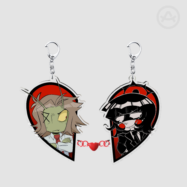 HarPhan: "Drawn to You" Keychain set [NIGHTMARE VERSION]