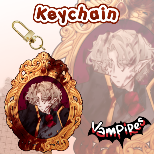 Vampire Avid Acrylic Keychains