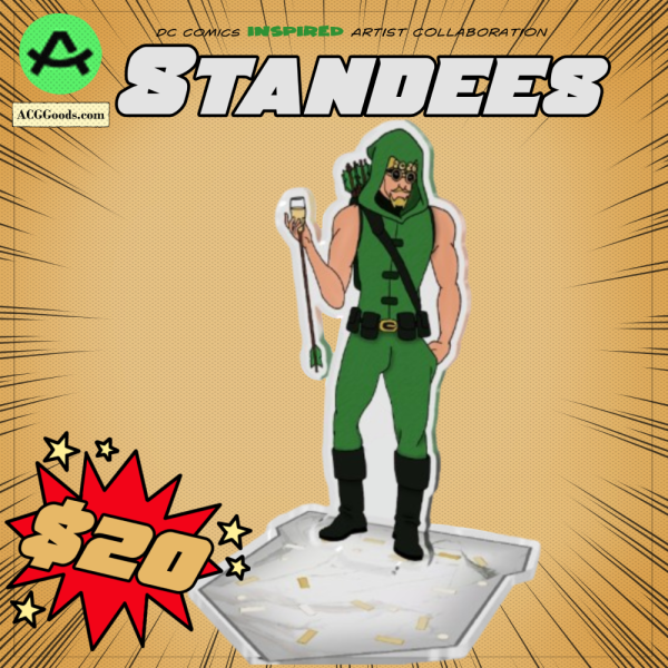 JL NYE Party Green Arrow Standee