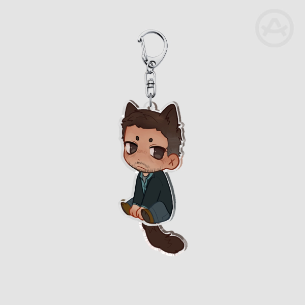 Gregory House tail wag keychain (House MD)
