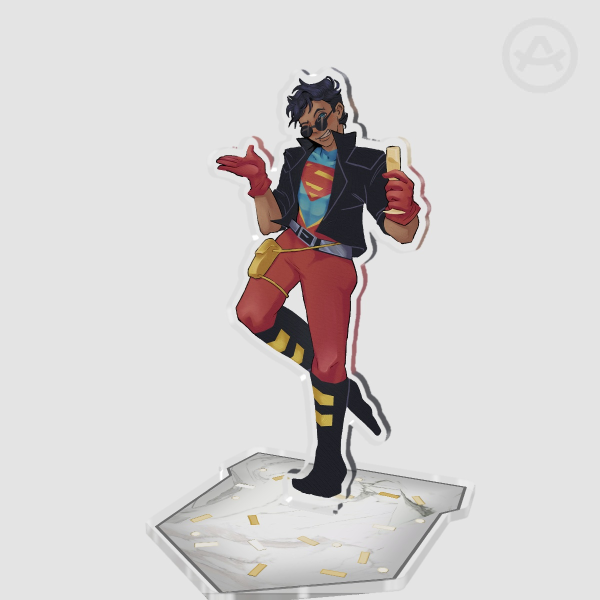 Superboy Kon-El New Year's Standee