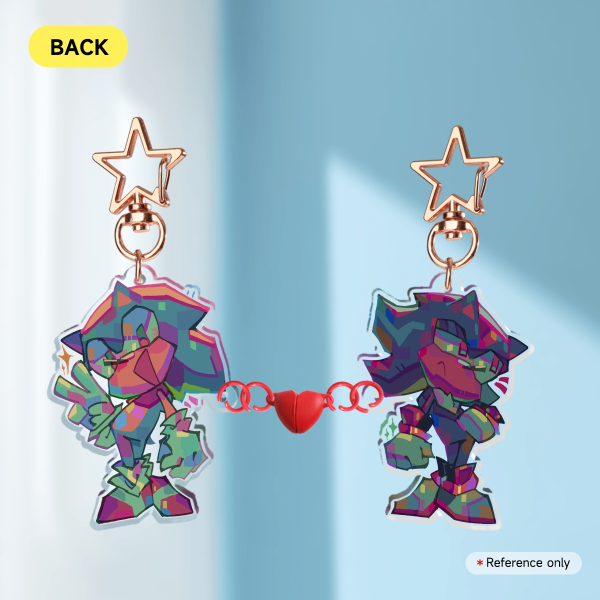 Sonadow Matching Heart Keychains