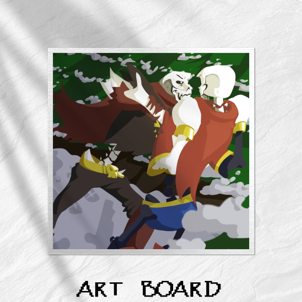 Underfell & Undertale Papyrus Artboard || Edgepuff