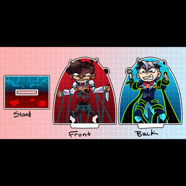 Human RadioStatic Standee