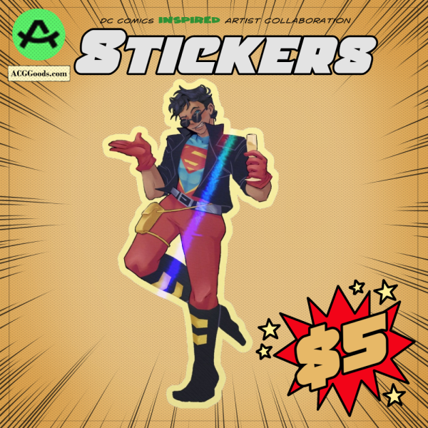 Superboy Kon-El New Year's Sticker