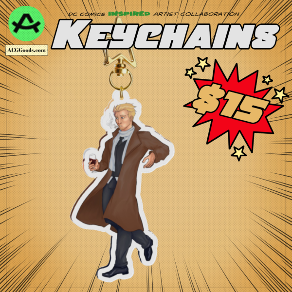 Constantine New Years Keychain