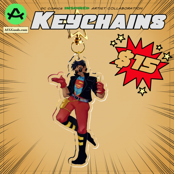 Superboy Kon-El New Year's Keychain