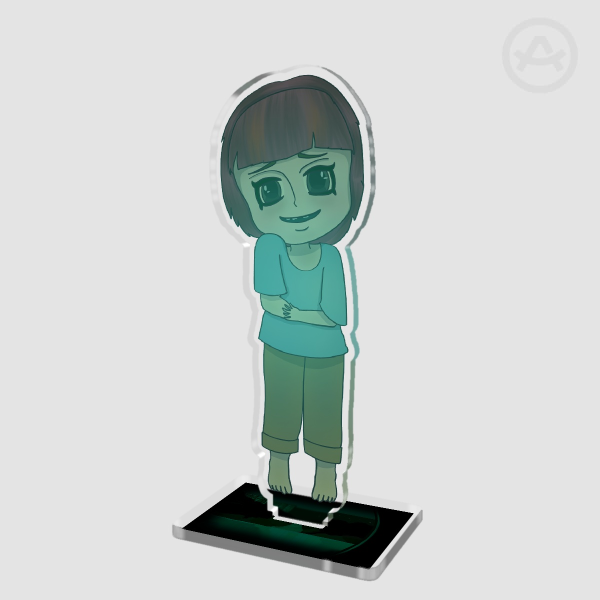 NINAH Cashier Girl Fan Merch Clear Acrylic Standees