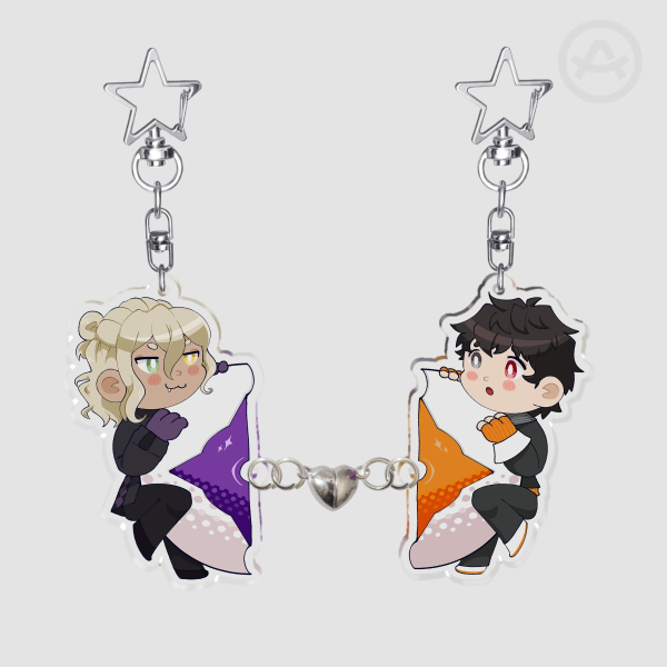 Date & Ryuki magnetic linking keychains [AITSF]