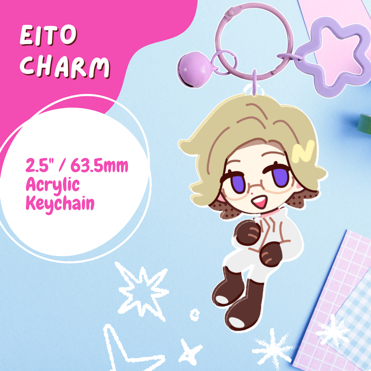 Eito Keychain (The Hundred Line: Last Defense Academy)
