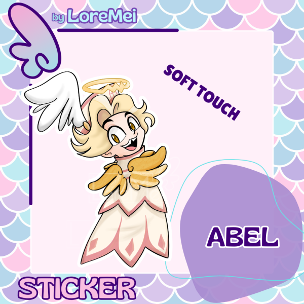 ꒰𑁬°Abel°໒꒱ || Soft Touch Sticker