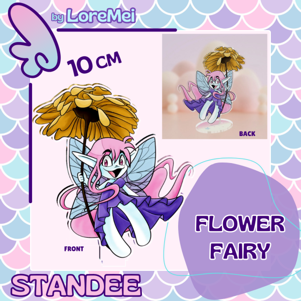 ꒰𑁬°Flower Fairy°໒꒱ || Acrylic Standee