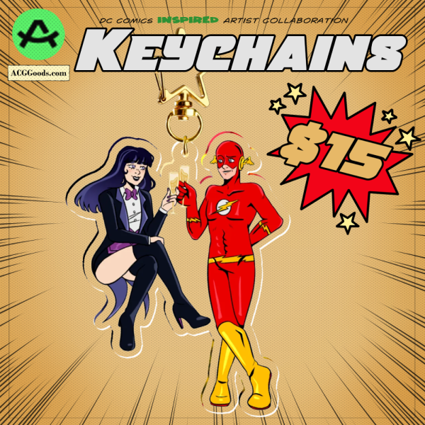 Zatanna And The Flash Keychain || NYE COLLAB