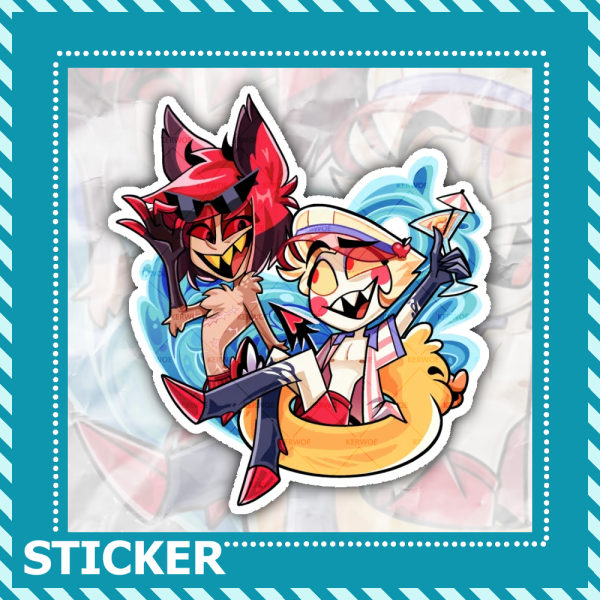 Summer RadioApple - Die Cut Sticker