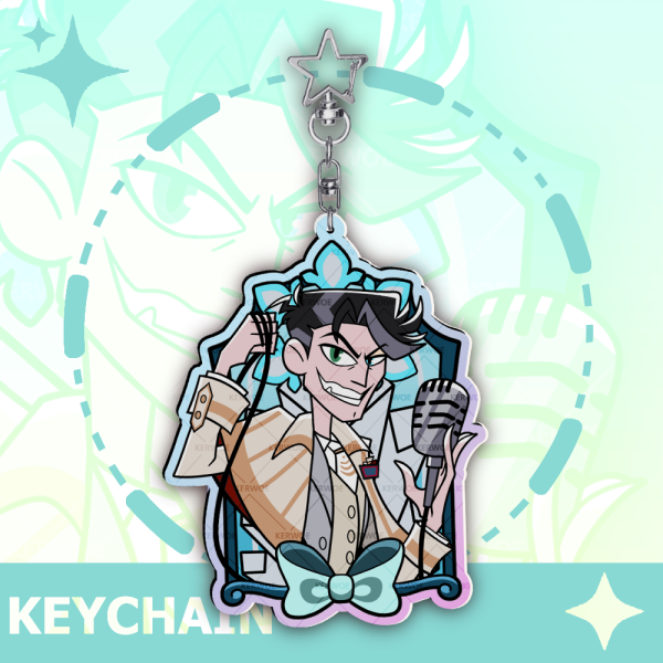 Winter Human Vox - Rainbow Acrylic Keychain