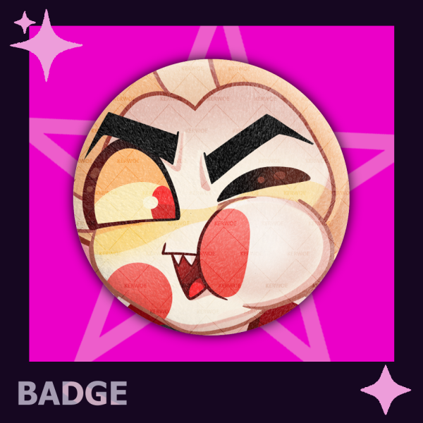 Pinchable Lulu - Plush Badge