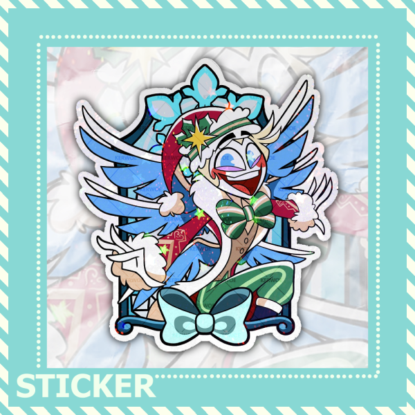 Winter Angel Lucifer - Die Cut Sticker