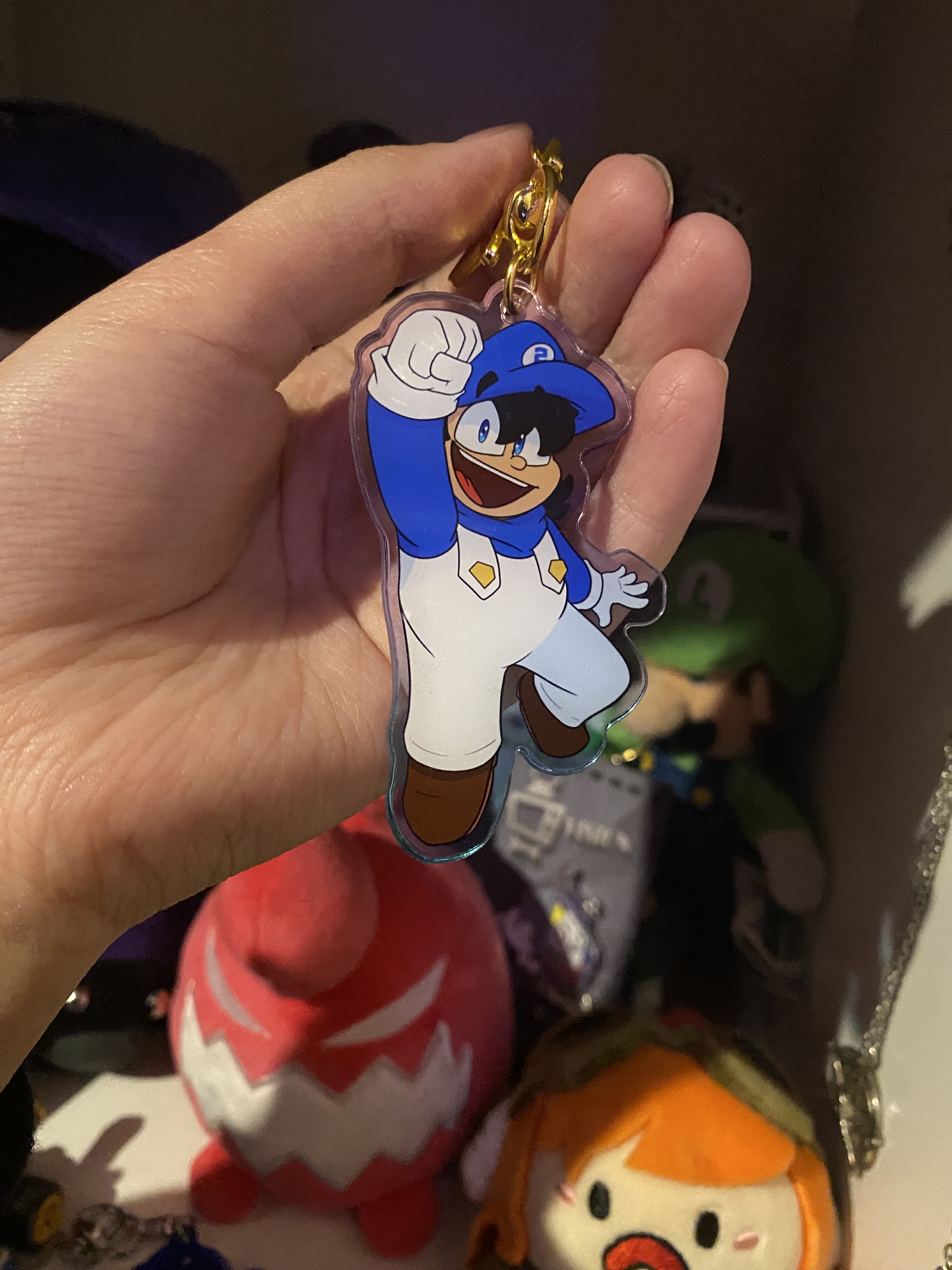 Colored SMG3 Acrylic Keychain by Trap Sánchez - ACGGOODS
