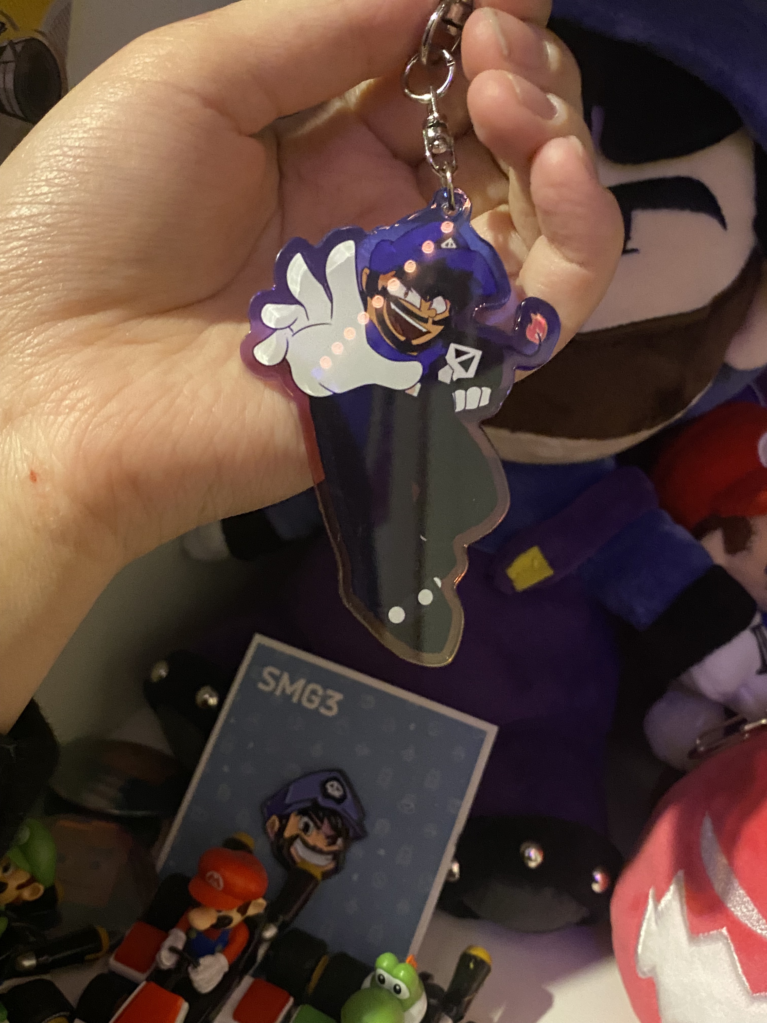 Colored SMG3 Acrylic Keychain by Trap Sánchez - ACGGOODS