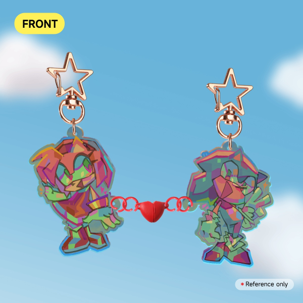 Sonamy Matching Hearts Keychains