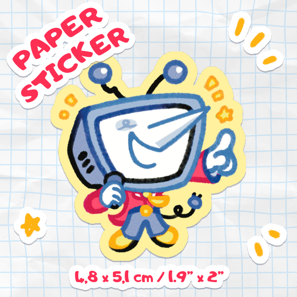 Tenna Chibi - Sticker [Deltarune]