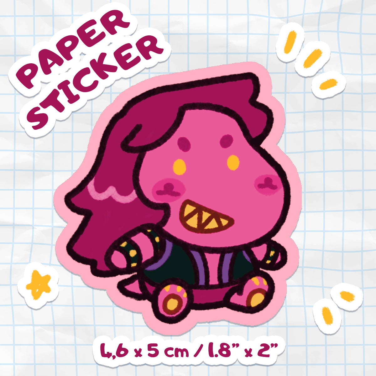 Susie Plush - Sticker [Deltarune]